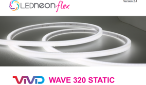 GLLS VIVID WAVE 320 STATIC LED NEON FLEX (PVC)